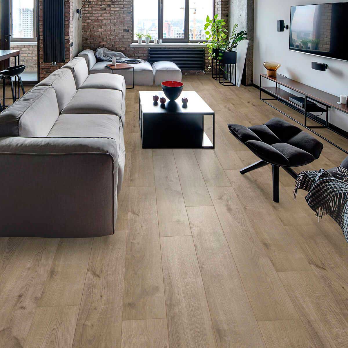 SPC ламинат Kronostep V-Groove 192 Bolton Oak