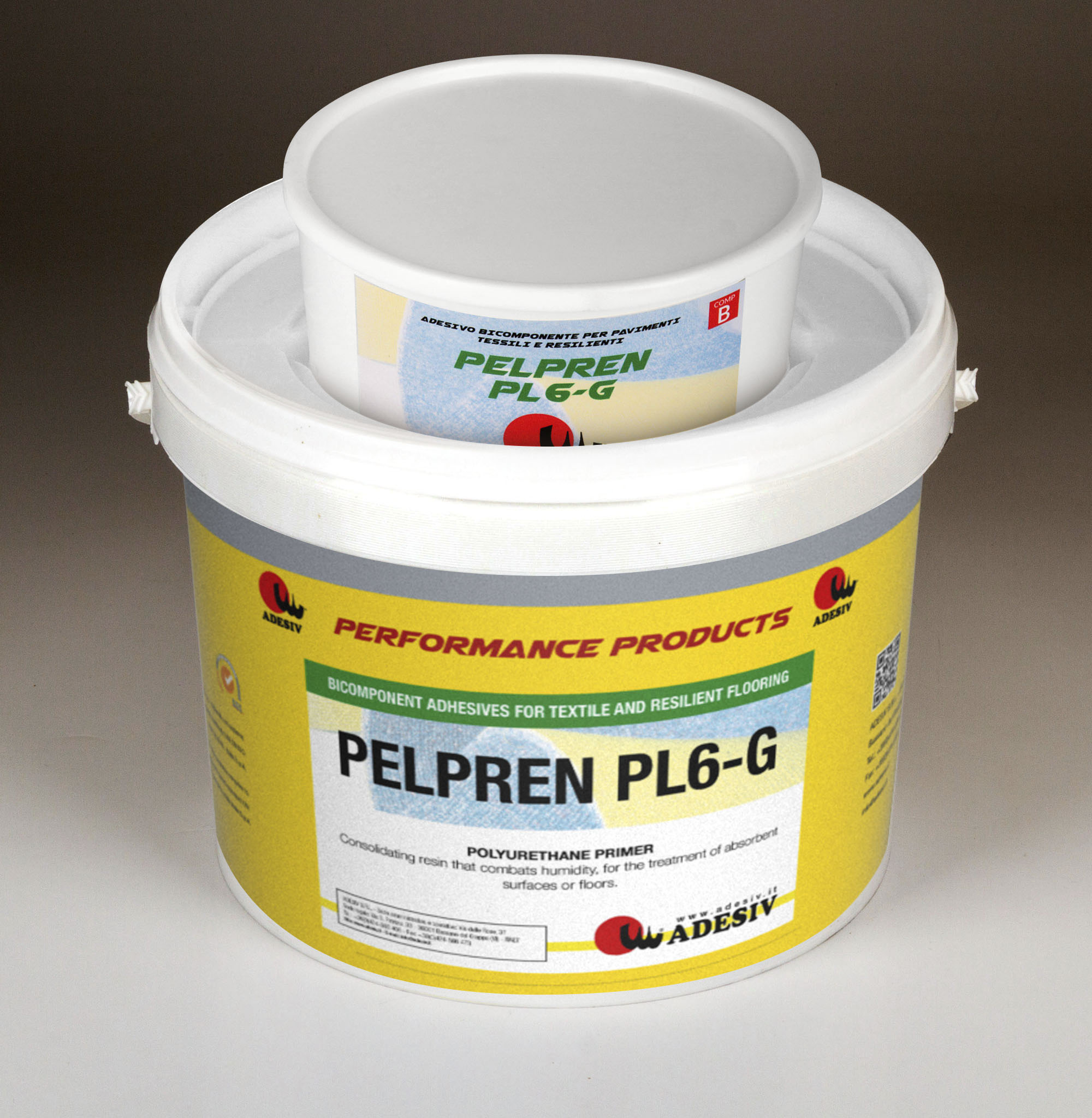 Клей Adesiv PELPREN PL6 -G двухкомпонентный (10 кг) Клей Adesiv PELPREN PL6 -G двухкомпонентный (10 кг)