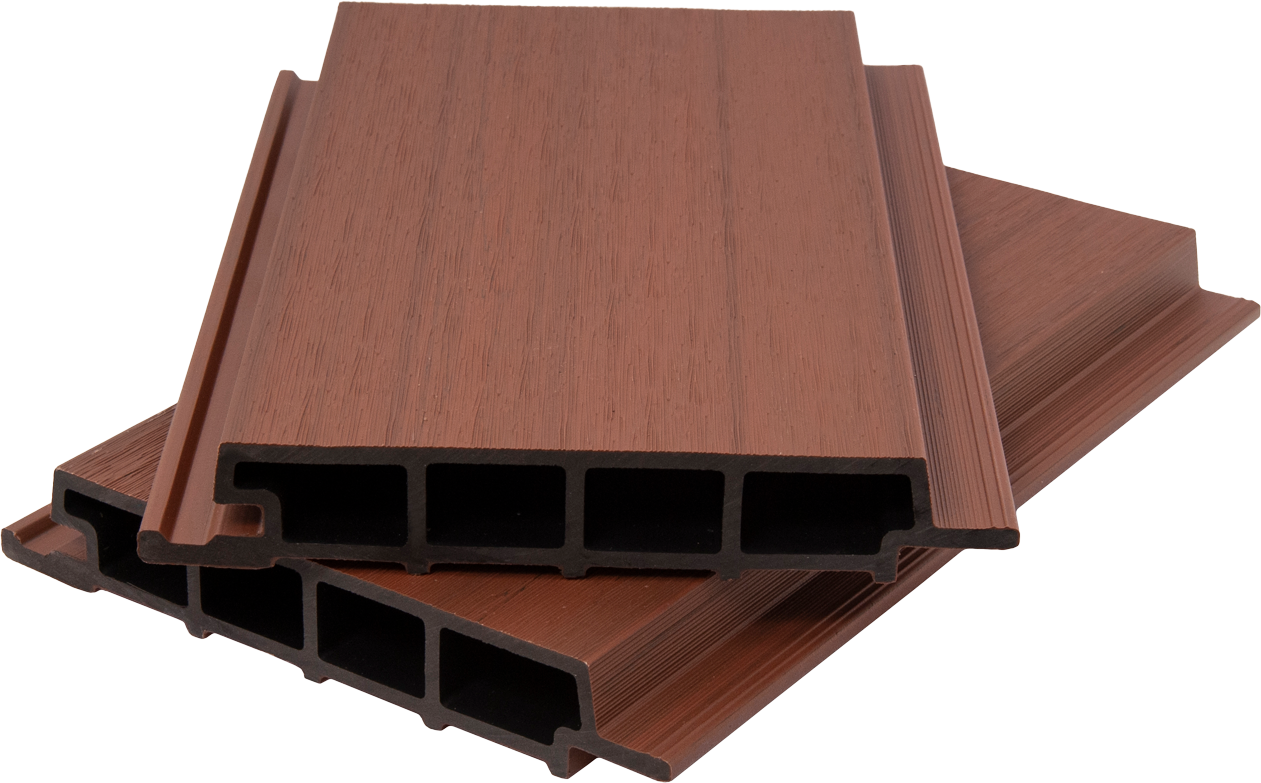 Террасная доска Polivan Фасадная система из ДПК доска Nusadua Wood сплошная терракот