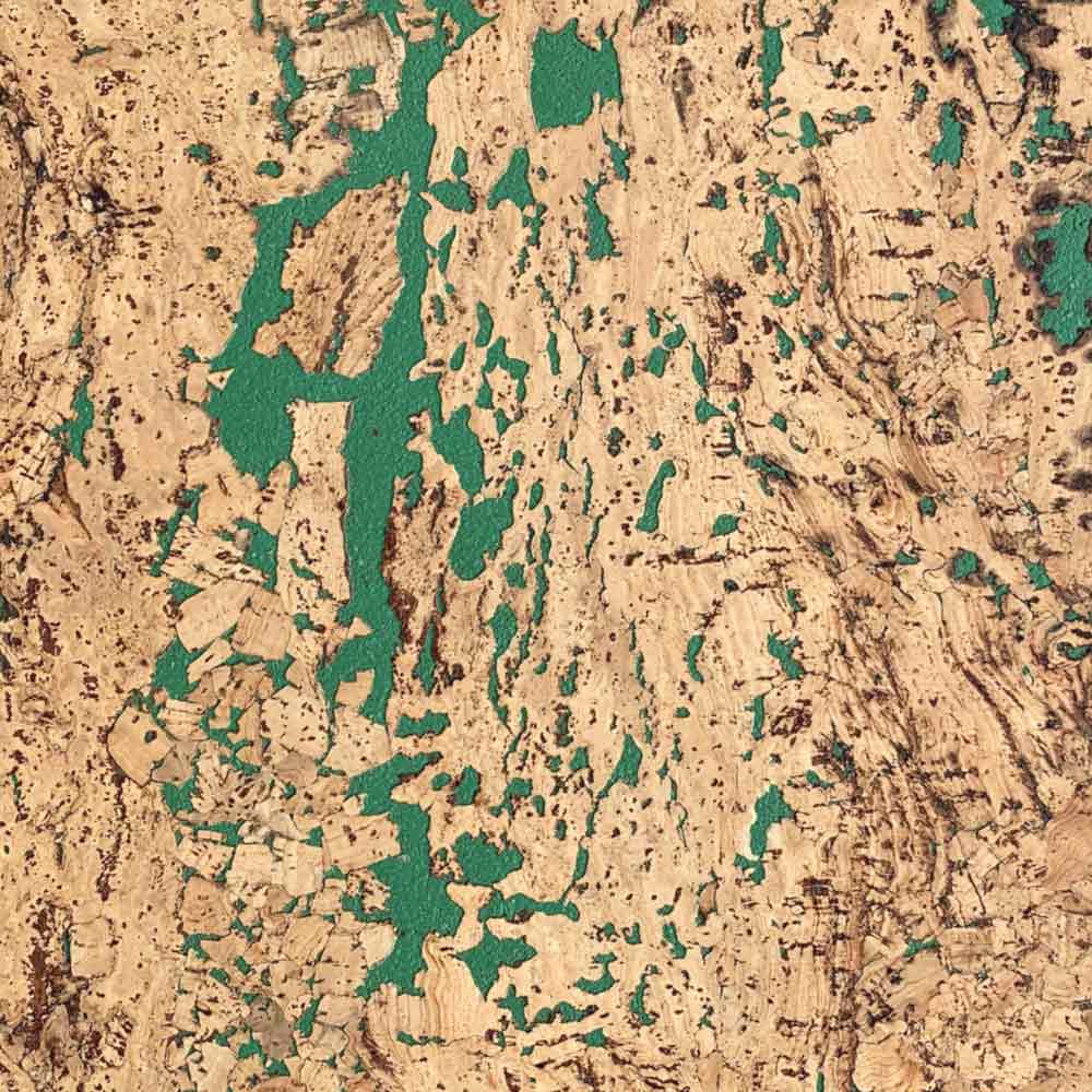 Пробковый пол Ibercork Настенная IberCork Малага верде