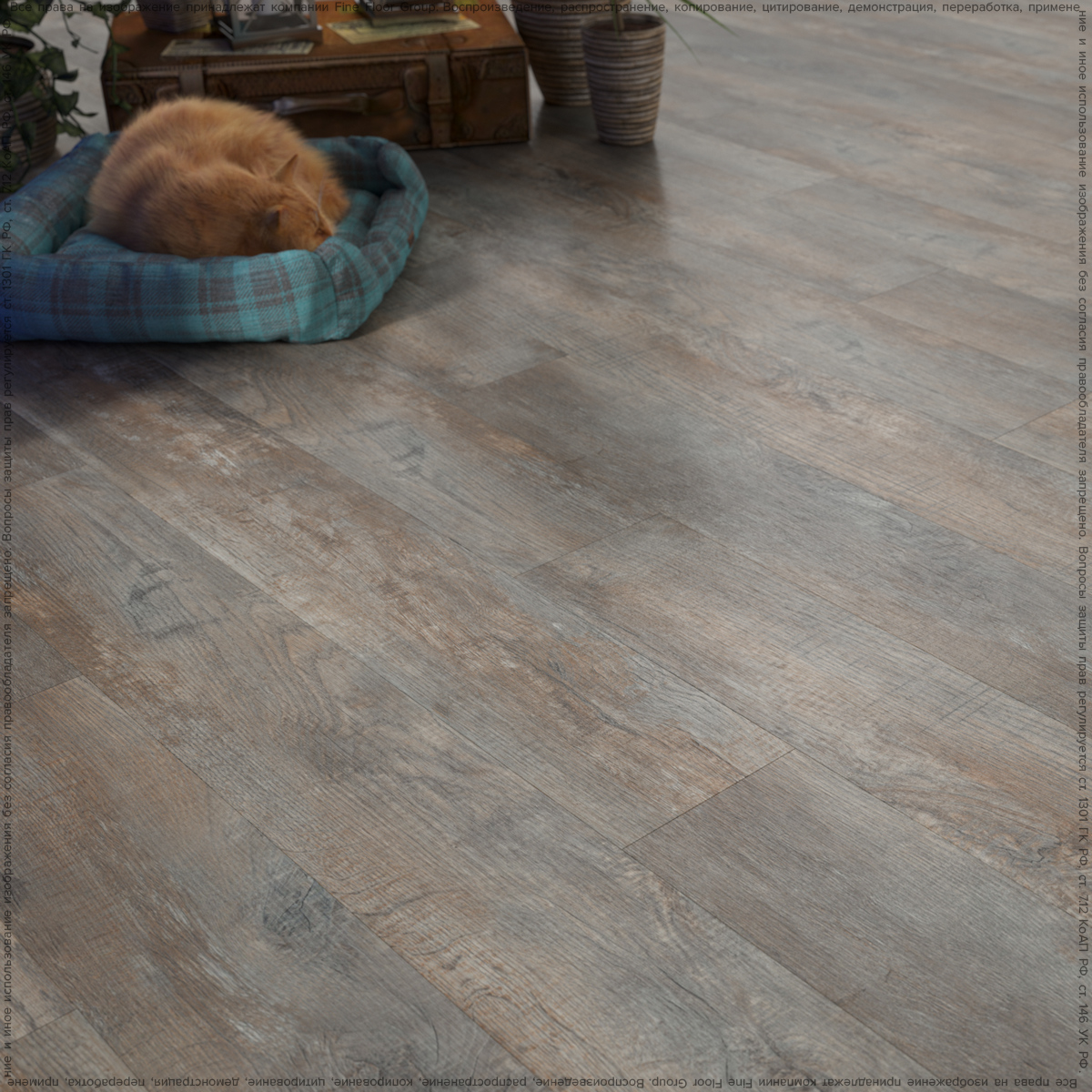 Кварц-винил FineFloor FF-1400 Wood 2024 Дуб Этна