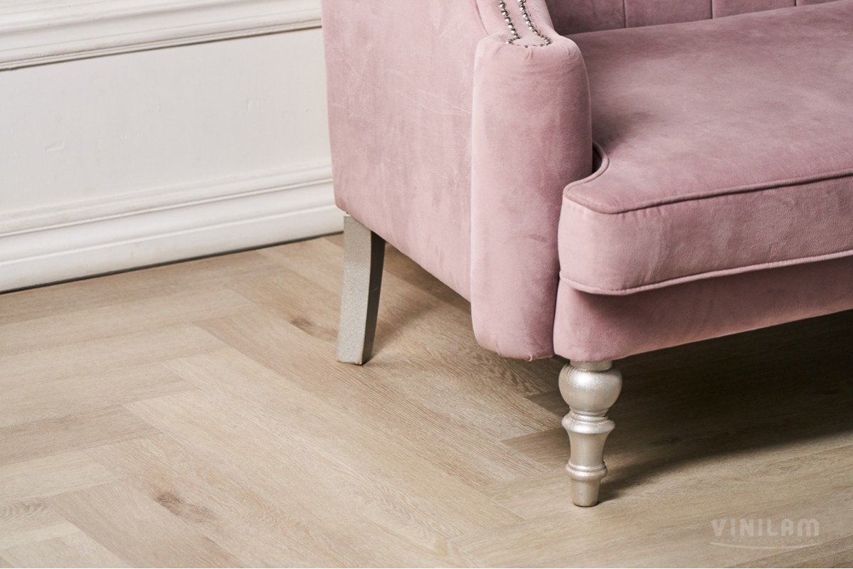 Кварц-винил Vinilam Parquet Herringbone Паркет Скандинавский
