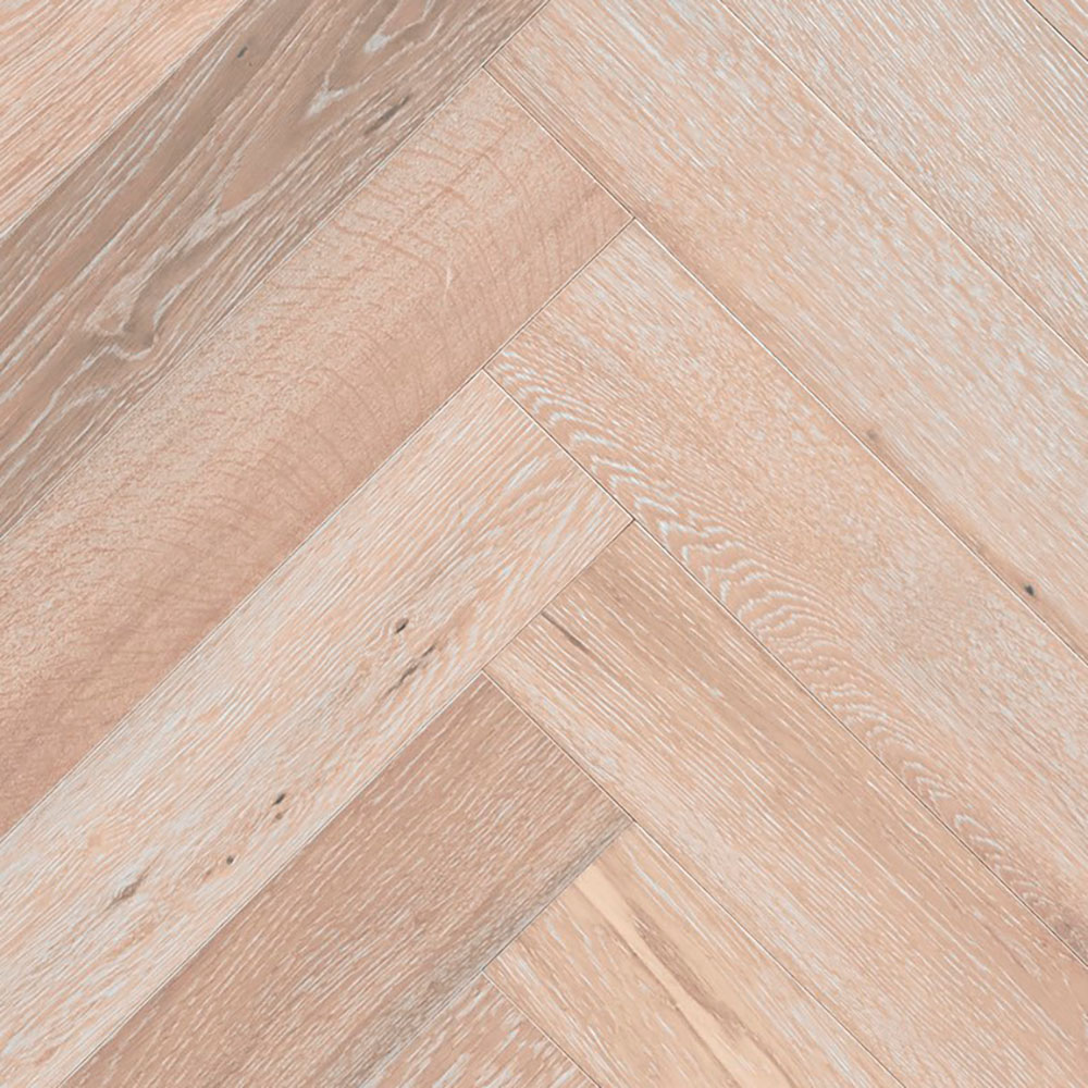 Паркет Ёлка Wood Bee Herringbone Дуб Крема