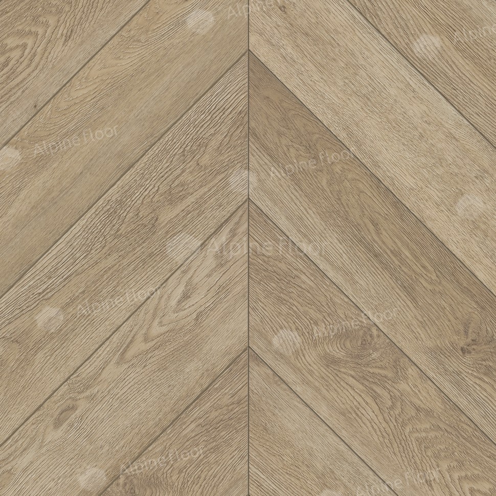 Паркет Ёлка Alpine Floor Chevron Alpine Дуб Ваниль Селект