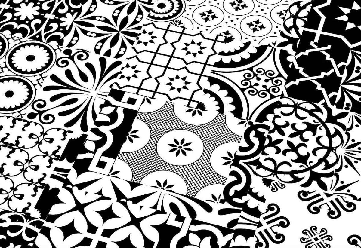 Ламинат Falquon Quadraic Black&White