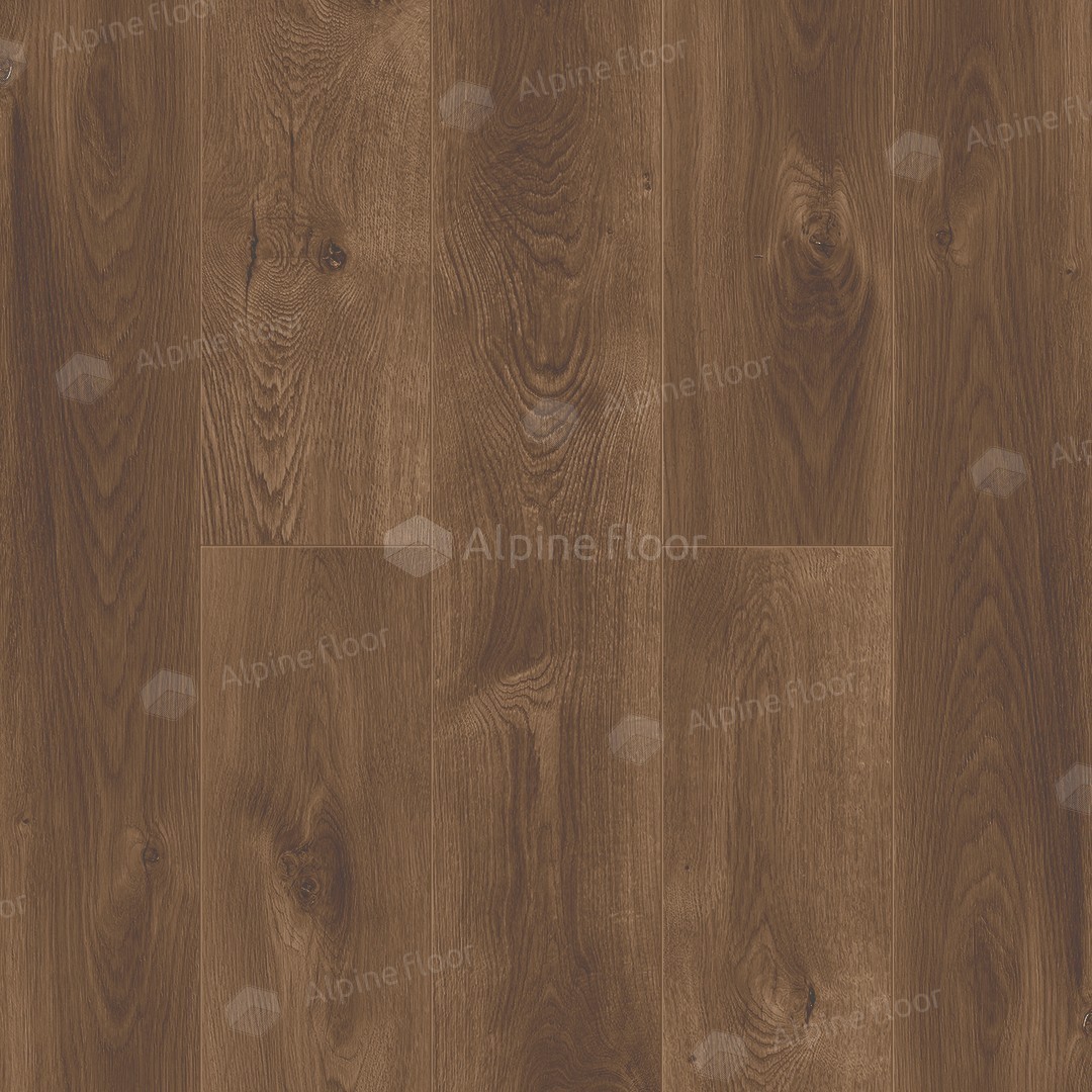 SPC ламинат Alpine Floor Премиальный XL (Premium XL) Дуб коричневый ABA