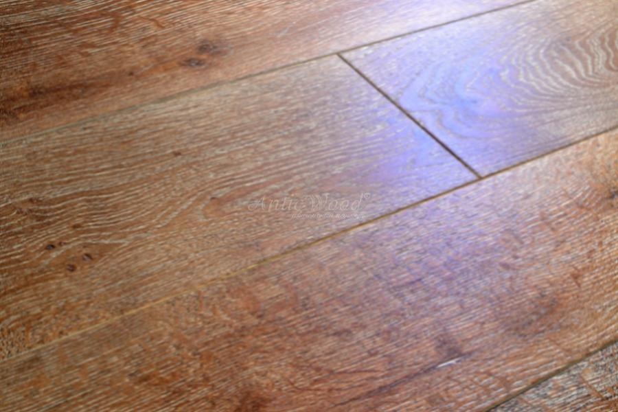 Инженерная доска Antic Wood Патина Тёмное серебро