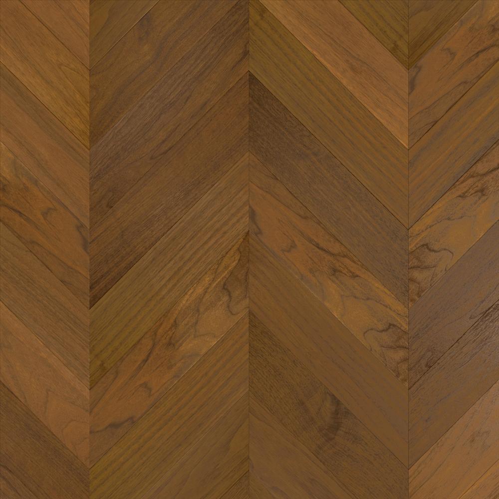 Паркет Ёлка Quartz Parquet Французская Ёлка Орех Американский 99-400-29