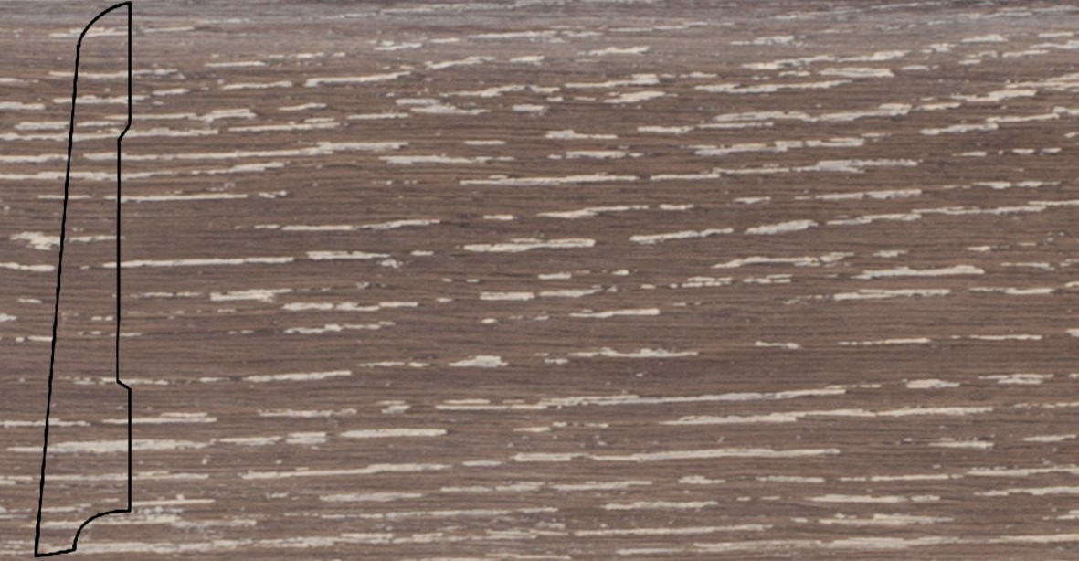 Плинтус La San Marco Profili дуб Granite Grey шпонированный Плинтус La San Marco Profili дуб Granite Grey шпонированный