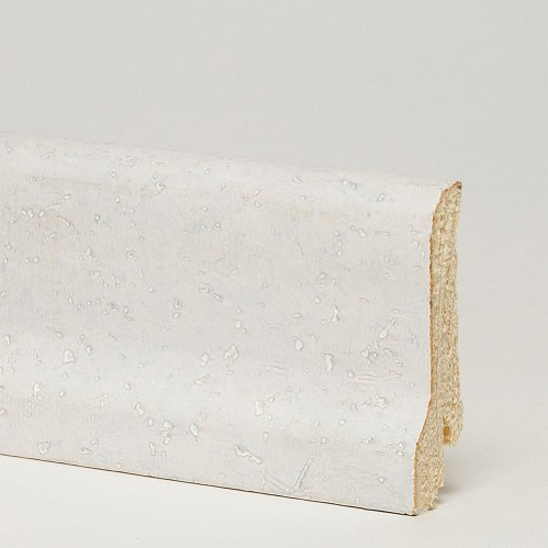 Плинтус CorkStyle Cork White шпонированный пробковый