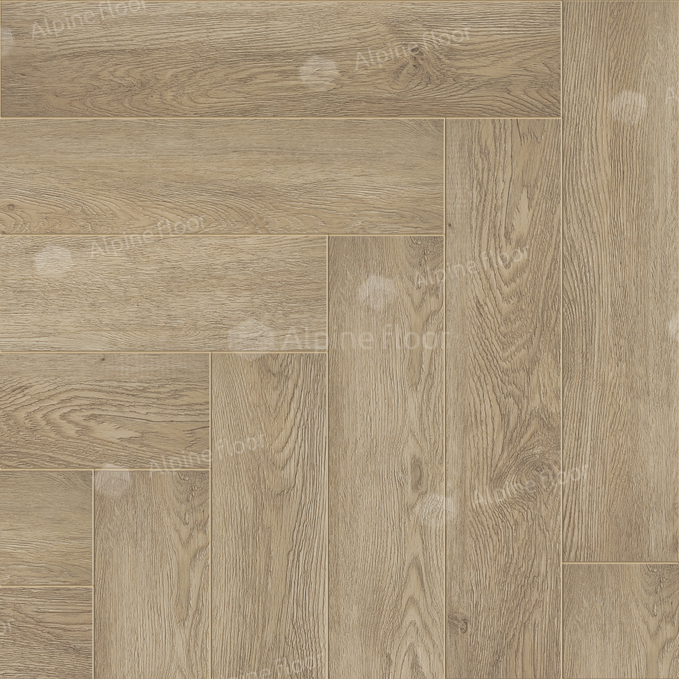 Паркет Ёлка Alpine Floor Parquet Premium  Дуб Ваниль Селект