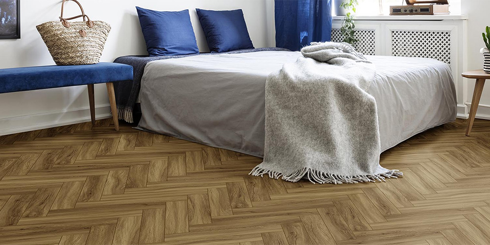 SPC ламинат FirmFit Herringbone Дуб традиционный