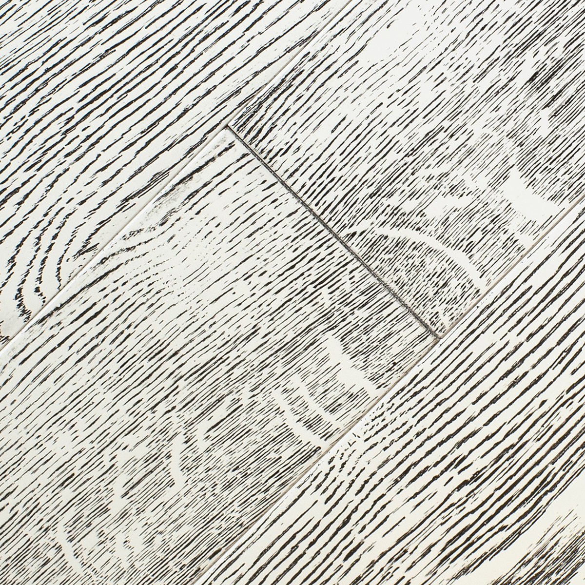 Массивная доска Vecchio Parquet Модерн Дуб эмаль белая с патиной черной
