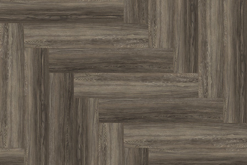 Кварц-винил Floor Factor Herringbone Brushed Smoke Oak