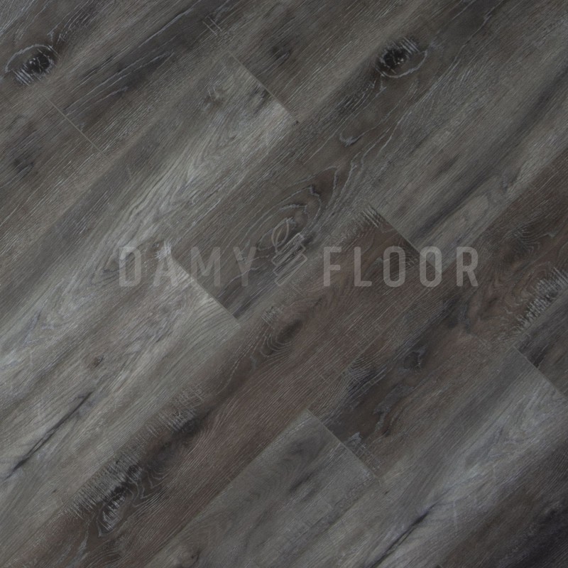 SPC ламинат Damy Floor Family Дуб Рустикальный Черный