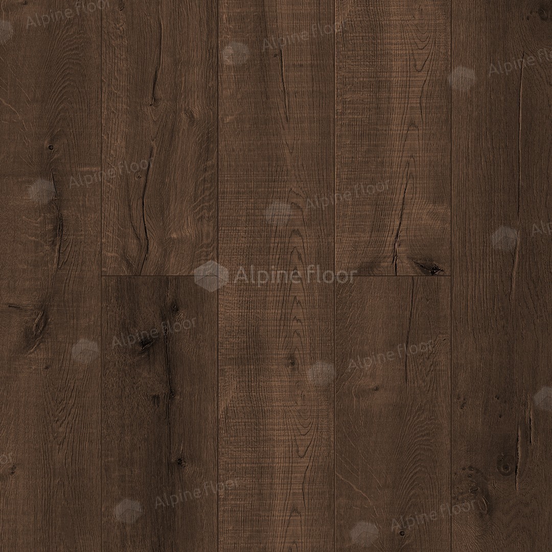 SPC ламинат Alpine Floor Натуральное дерево (Real Wood) Кофейный дуб Мокка