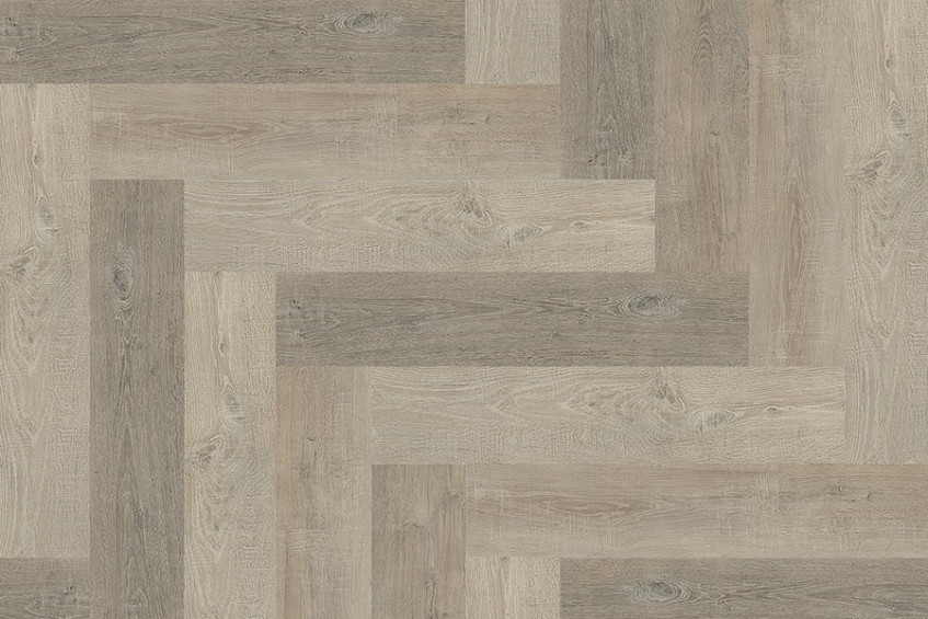 Кварц-винил Floor Factor Herringbone Graphite Oak