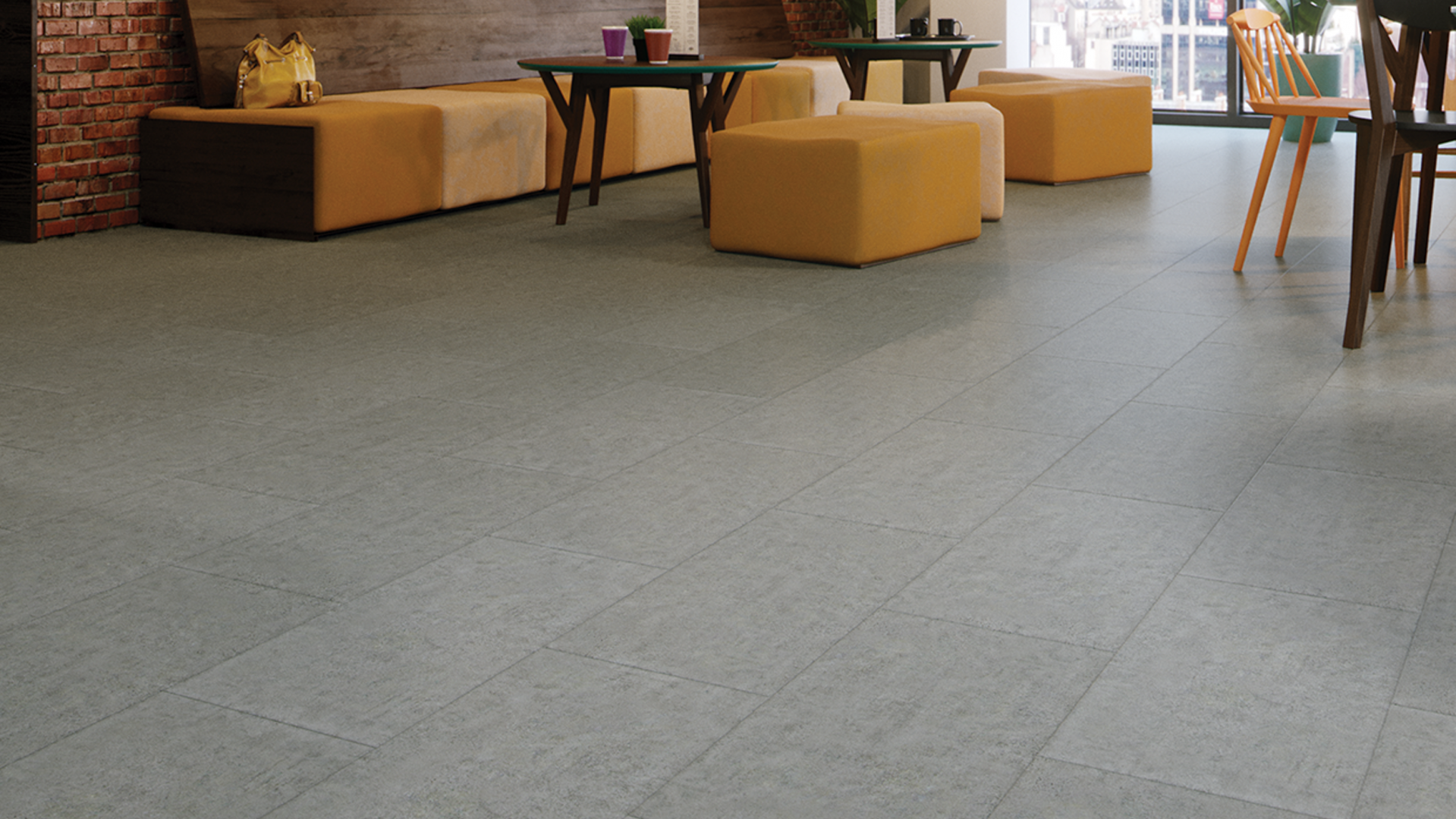Кварц-винил Arbiton Aroq Stone Brooklyne Concrete