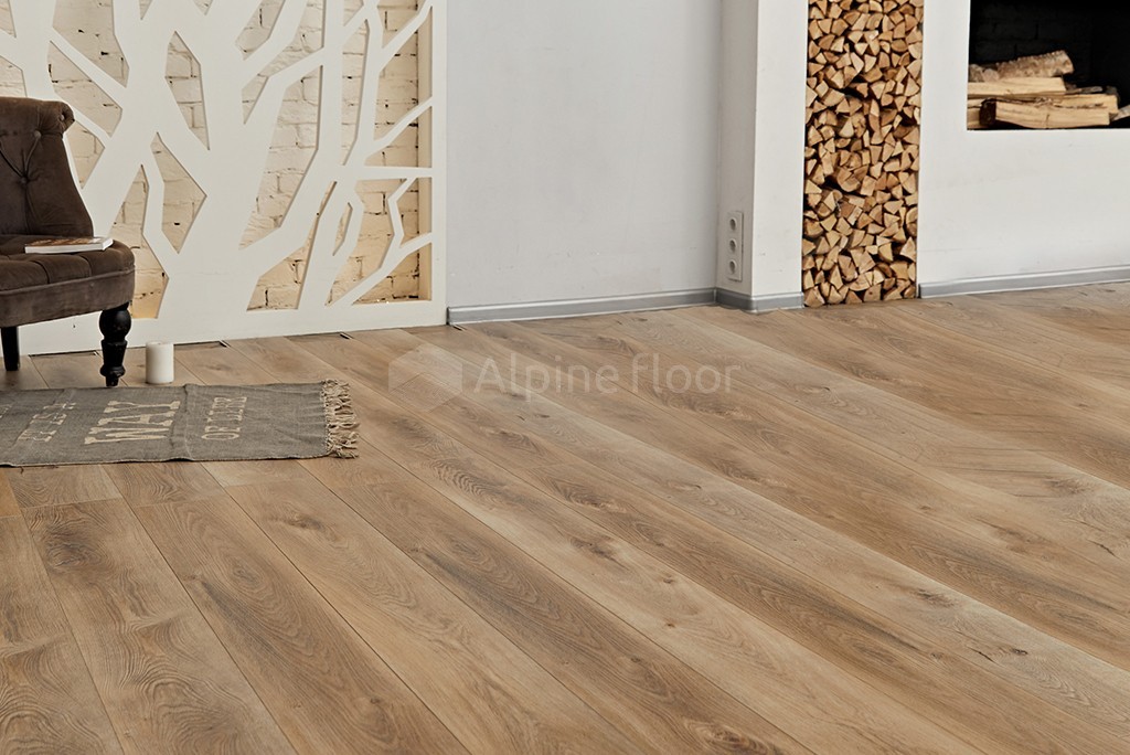 SPC ламинат Alpine Floor Премиальный XL (Premium XL) Дуб Природный Изысканный ABA