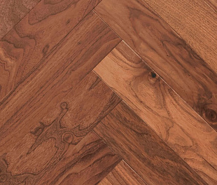 Паркет Ёлка Wood Bee Herringbone Орех американский Кангари