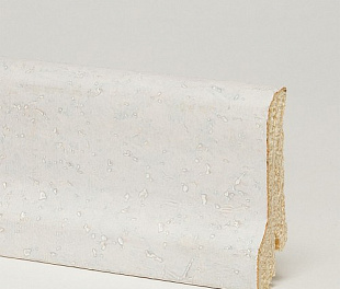 Плинтус CorkStyle Cork White шпонированный пробковый