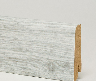 Плинтус CorkStyle Oak Castle White шпонированный пробковый