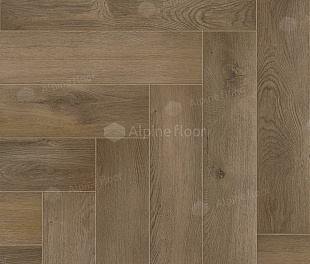 Кварц-винил Alpine Floor Паркет LVT (виниловая плитка) Дуб Насыщенный