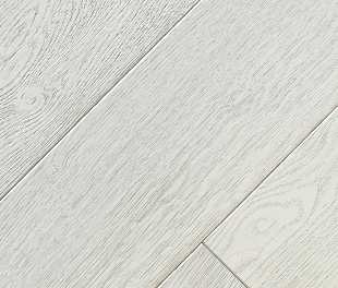 Массивная доска Vecchio Parquet Модерн Дуб эмаль белая с патиной серебро