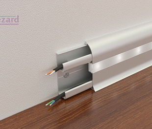 Плинтус Fezard Модель ALP-C65 Led Серебро