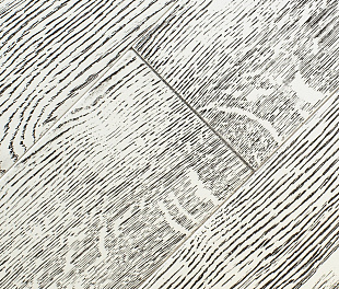 Массивная доска Vecchio Parquet Модерн Дуб эмаль белая с патиной черной