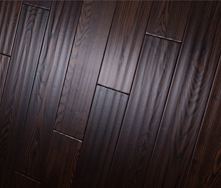 Инженерная доска Global Parquet Classic Ясень Dark Chokolate ручное скобление