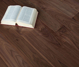 Массивная доска Magestik floor Под лаком (экзотика) Орех Американский Натур
